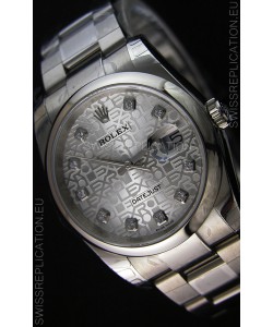 Rolex Datejust Japanese Replica Watch - Silver Dial in 36MM with Oyster Strap