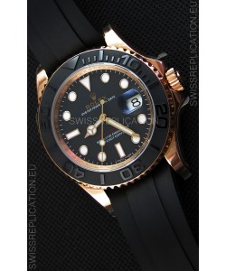 Rolex Yachtmaster Everrose Gold Japanese Replica Watch - 40MM