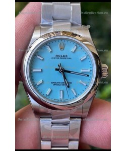 Rolex Oyster Perpetual REF#277200 31MM Swiss Movement Swiss Replica Blue Dial 904L Steel 1:1 Mirror Replica Watch