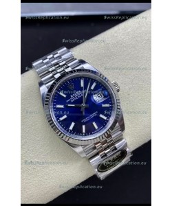 Rolex Datejust Cal.3235 Movement 1:1 Mirror Replica 904L Steel 36MM - Blue Dial