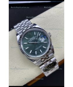 Rolex Datejust Cal.3235 Movement 1:1 Mirror Replica 904L Steel 36MM - Green Dial