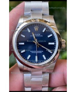 Rolex Oyster Perpetual REF#277200 31MM Swiss Movement Swiss Replica Blue Dial 904L Steel 1:1 Mirror Replica Watch