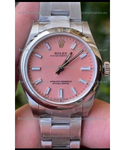 Rolex Oyster Perpetual REF#277200 31MM Swiss Movement Swiss Replica Pink Dial 904L Steel 1:1 Mirror Replica Watch