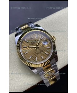Rolex Datejust M126333 41MM ETA3235 72 Hours Power Fluted Dial Oyster 1:1 Mirror Replica Yellow Gold 904L Steel