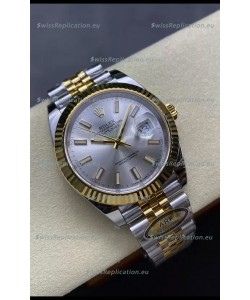 Rolex Datejust M126333 41MM ETA3235 72 Hours Power Steel Dial Jubilee 1:1 Mirror Replica Yellow Gold 904L Steel