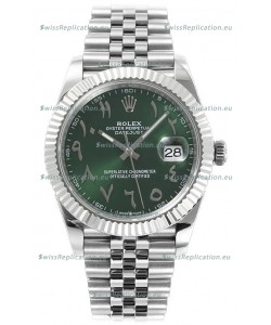 Rolex Datejust M126300 41MM ETA3235 Green Arabic Dial - 904L Steel Casing 