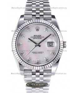 Rolex Datejust 126334 41MM ETA3235 72 Hours Power Pearl Dial Jubilee 1:1 Mirror Replica