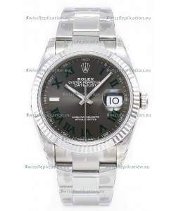 Rolex Datejust 126330 Wimbledon 41MM ETA3235 Grey Dial 72 Hours Power 1:1 Mirror Replica