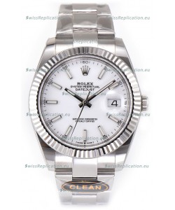 Rolex Datejust 126334 41MM ETA3235 72 Hours Power White Dial Oyster 1:1 Mirror Replica