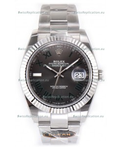 Rolex Datejust 126334 Wimbledon 41MM ETA3235 Slate Dial 72 Hours Power 1:1 Mirror Replica