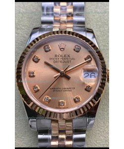 Rolex Datejust 278271 31MM Swiss Replica in 904L Steel in Champange Dial - 1:1 Mirror Replica