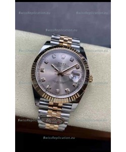 Rolex Datejust Cal.3235 Movement 1:1 Mirror Replica 904L Steel 41MM - Two Tone Rose Gold 