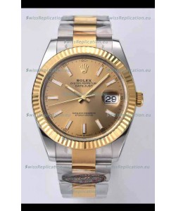 Rolex Datejust 126333 41MM Cal.3235 Swiss 1:1 Mirror Replica Watch in 904L Gold Dial