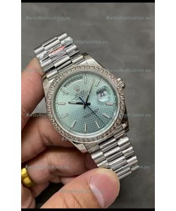 Rolex Day Date Presidential 904L Steel 40MM - Blue Patterned Dial 1:1 Mirror Quality Watch
