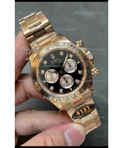 Rolex Daytona REF.126505 Cal 4131 1:1 Swiss Replica Watch - 904L Steel Rose Gold 