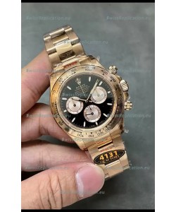 Rolex Daytona REF.126505 Cal 4131 1:1 Swiss Replica Watch - 904L Steel Rose Gold 
