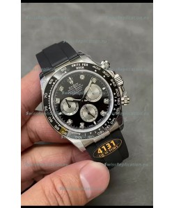 Rolex Cosmograph Daytona 126519LN Black Dial Cal.4131 Movement - 904L Steel Watch