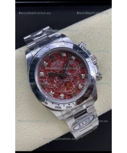 Rolex Cosmograph Daytona Grossular Rubellite Dial Original Cal.4130 Movement - 904L Steel Watch