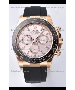 Rolex Cosmograph Daytona M116515ln-0061 Rose Gold Sundust Dial Original Cal.4130 Movement - 904L Steel Watch