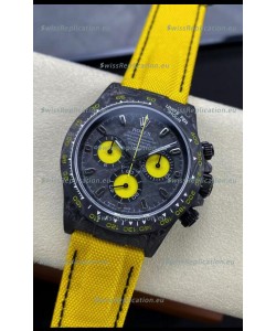 Rolex Daytona DiW Lemon Carbon Edition Watch - Forged Cabon Casing 1:1 Mirror Replica