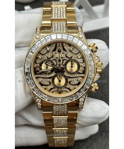 Rolex Cosmograph Daytona "Eye of the Tiger" Edition in 904L Yellow Gold 1:1 Mirror Replica Watch