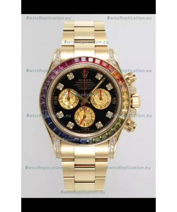 Rolex Cosmograph Daytona 116598BROW Yellow Gold Original Cal.4130 Movement 