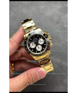 Rolex Cosmograph Daytona M126528 Yellow Gold Black Dial Original Cal.4132 Movement