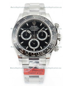 Rolex Cosmograph Daytona 126500 Black Dial Cal.4131 Movement - 904L Steel Watch