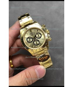Rolex Cosmograph Daytona M126518 Yellow Gold Casing and Gold Dial Original Cal.4131 Movement