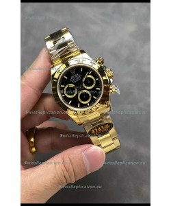 Rolex Cosmograph Daytona M126518 Yellow Gold Casing and Black Dial Original Cal.4131 Movement
