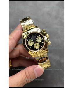 Rolex Cosmograph Daytona M126508 Yellow Gold Casing and Black Dial Original Cal.4131 Movement