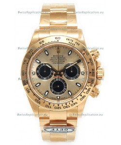 Rolex Cosmograph Daytona M116508 Yellow Gold Casing and Gold Dial Original Cal.4131 Movement