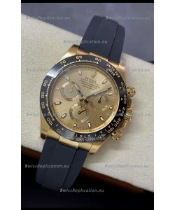 Rolex Cosmograph Daytona 116518LN-0037 Yellow Gold Original Cal.4130 Movement - 904L Steel Watch