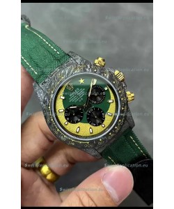 Rolex Cosmograph Daytona DiW Edition Carbon Fiber Watch - Cal.4130 Movement 