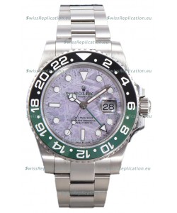 Rolex GMT Masters II 126720 Cal.3285 Pink Meteorite Dial 904L Steel in Oyster Strap Swiss Replica