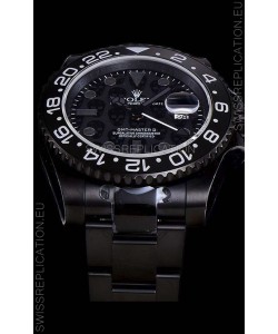 Rolex GMT Swiss "Titan Revenge" All Black Swiss Replica Watch Swiss ETA 3186 Movement 