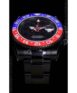 Rolex GMT Swiss "Titan Revenge" Orange and Blue Swiss Replica Watch Swiss ETA 3186 Movement 