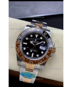Rolex GMT Masters II M126711CHNR-0002 Everose Two Tone Gold Swiss Replica 1:1 Mirror Watch