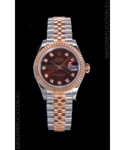 Rolex Datejust Ladies Swiss Watch in 904L Steel Casing - Swiss ETA Movement 1:1 Mirror Replica