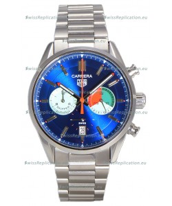 Tag Heuer Carrera Carrera Skipper 39 Chronograph Swiss Quartz Replica Watch Blue Dial 