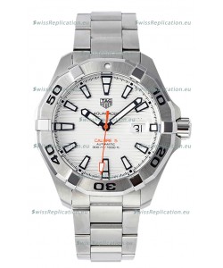 Tag Heuer Aquaracer Calibre 5 1:1 Mirror Replica Watch White Dial 904L Steel 44MM