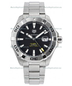 Tag Heuer Aquaracer Calibre 5 1:1 Mirror Replica Watch Black Dial 904L Steel 44MM