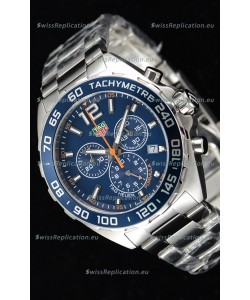 Tag Heuer Formula 1 Chronograph Swiss Quartz Replica Watch Blue Dial 