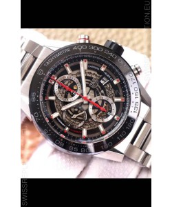 Tag Heuer Carrera Heuer 01 Swiss Replica Watch in Steel Casing/Strap