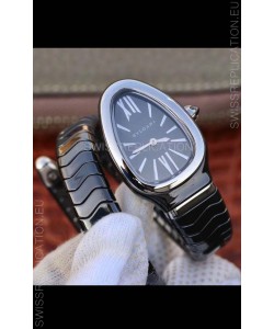Bvlgari Serpenti Edition Black Ceramic Replica Watch in 1:1 Mirror Quality 