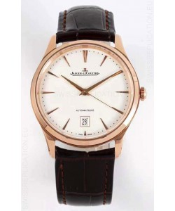Jaeger LeCoultre Master Ultra Thin Rose Gold Swiss 1:1 Mirror Replica Watch