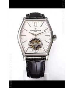 Vacheron Constantin Malte Tourbillon 1:1 Mirror Stainless Steel Swiss Replica White Dial