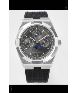 Vacheron Constantin Overseas Perpetual Calendar Ultra-Thin Grey Dial Steel Casing Replica
