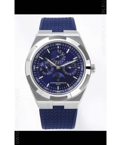 Vacheron Constantin Overseas Perpetual Calendar Ultra-Thin Blue Dial Steel Casing Replica