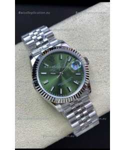 Rolex Datejust 278274 31MM Swiss Replica in 904L Steel in Green Dial - 1:1 Mirror Replica